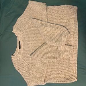 Grey cropped sweater